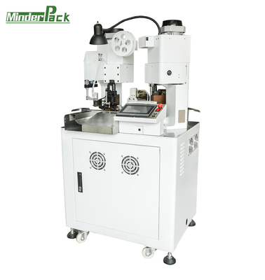 Multifunctional cut off wire strip wire end die casting/full automatic double head crimping terminal machine